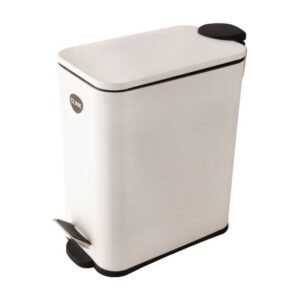 Lixeira Pedal 5 L Ferro E Plastico Pp 27 Cm X 14 Cm X 29 Cm