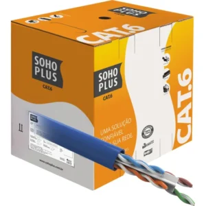 Cabo de Rede CAT.6 CMX CX 305m Azul Furukawa Sohoplus