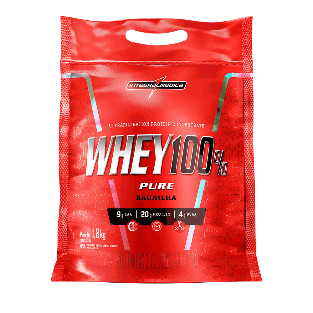 Whey 100% Pure 1800g Integralmedica