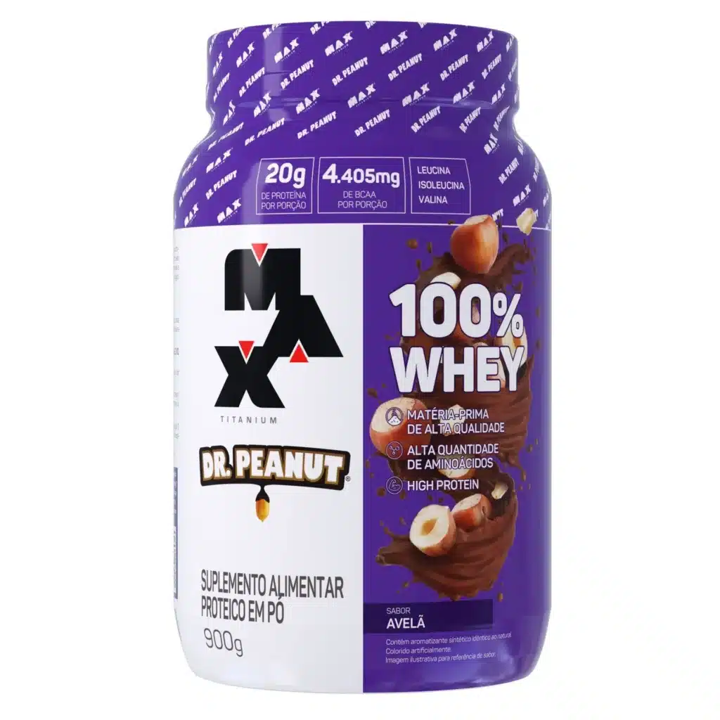 100% Whey Max Titanium x DR Peanut (900g)